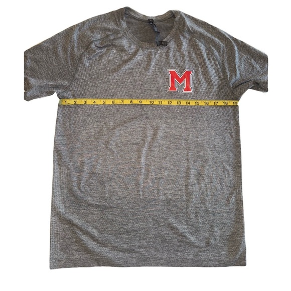 Lululemon Men’s Metal Vent Tech Short Sleeve
2.0 with Logo Heathered Slate Med - Picture 2 of 8